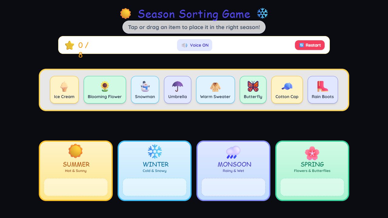 Sorting Game cover