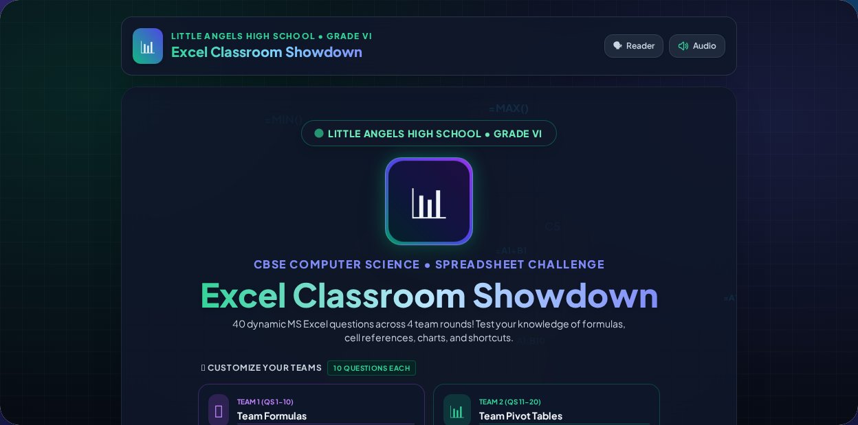 Grade_6_Excel_classroom_showdown_teamquiz cover